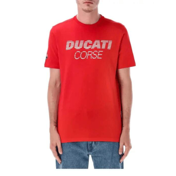 Ducati Corse muška majica inscription red 2026