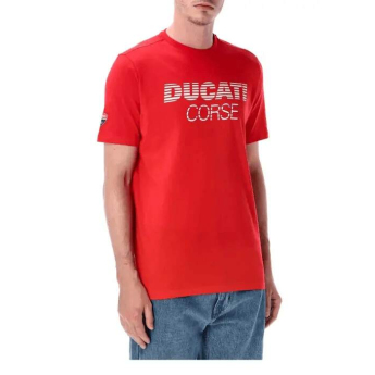 Ducati Corse muška majica inscription red 2026