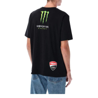 Ducati Corse muška majica Monster Energy logo black 2026