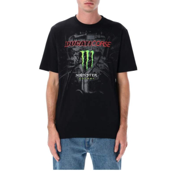 Ducati Corse muška majica Monster Energy black 2026