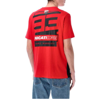 Marc Marquez muška majica small logo in the middle red 2026