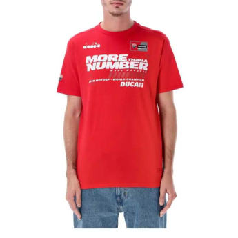 Marc Marquez muška majica More Than a Number red 2025