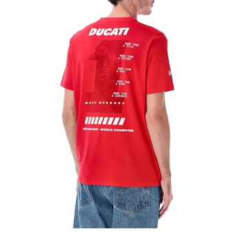 Marc Marquez muška majica More Than a Number red 2025