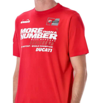 Marc Marquez muška majica More Than a Number red 2025