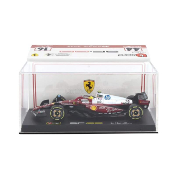 Modeli automobila model 1/43 Scuderia Ferrari SF-25 BBurago #44 Lewis Hamilton Monza 2025 Signature