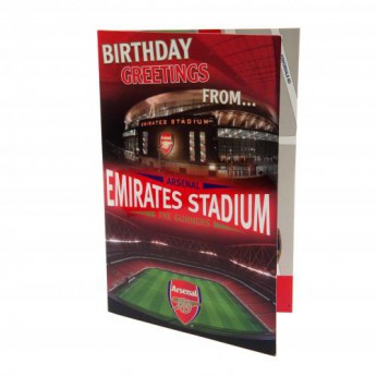 FC Arsenal rođendanska čestitka Pop-Up Birthday Card