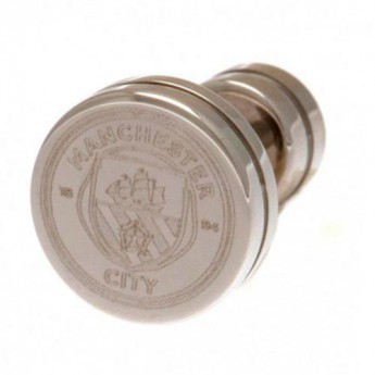 Manchester City naušnice Stainless Steel Stud Earring