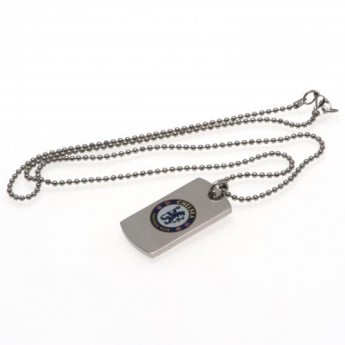 FC Chelsea ogrlica s identifikacijskom pločicom za psa Colour Crest Dog Tag & Chain