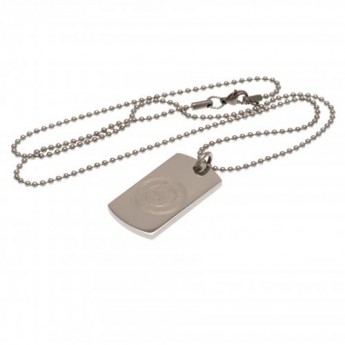 Manchester City ogrlica s identifikacijskom pločicom za psa Engraved Dog Tag & Chain