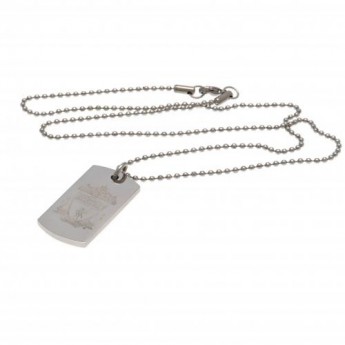 FC Liverpool ogrlica s identifikacijskom pločicom za psa Engraved Dog Tag & Chain CR