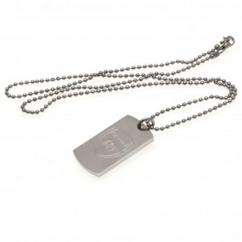 FC Arsenal ogrlica s identifikacijskom pločicom za psa Engraved Dog Tag & Chain