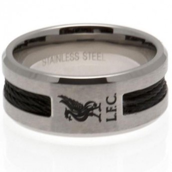FC Liverpool prsten Black Inlay Large