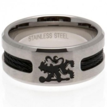 FC Chelsea prsten Black Inlay Small