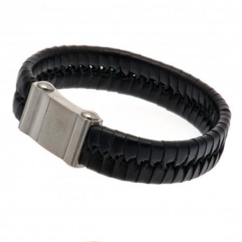FC Arsenal kožna narukvica Single Plait Leather Bracelet