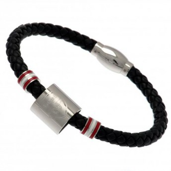FC Arsenal kožna narukvica Colour Ring Leather Bracelet