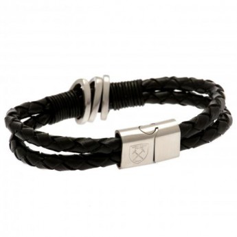 West Ham United kožna narukvica Leather Bracelet