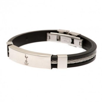 Tottenham Hotspur silikonska narukvica Silver Inlay Silicone Bracelet