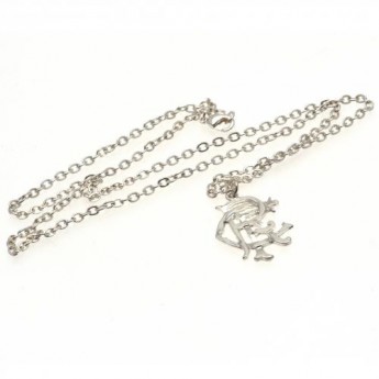 FC Rangers ogrlica s privjeskom Silver Plated Pendant & Chain