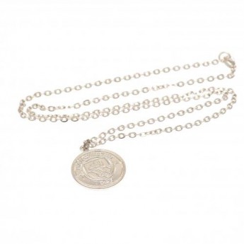 Manchester City ogrlica s privjeskom Silver Plated Pendant & Chain