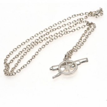 FC Arsenal ogrlica s privjeskom Silver Plated Pendant & Chain GN