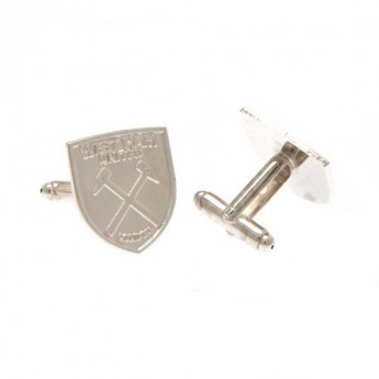 West Ham United manšete Silver Plated Cufflinks CR