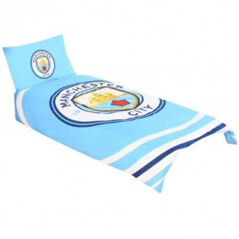 Manchester City posteljina za jedan krevet Single Duvet Set PL