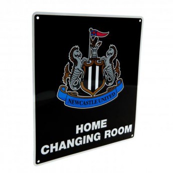 Newcastle United metalna značka Home Changing Room Sign