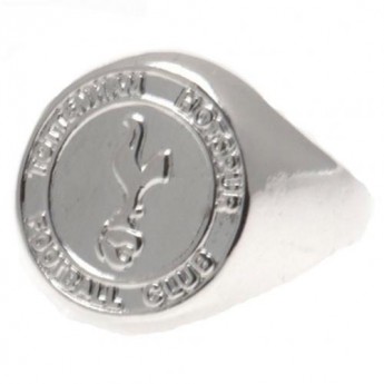 Tottenham Hotspur prsten Silver Plated Crest Medium