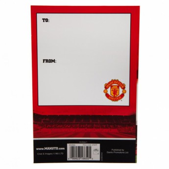 Manchester United rođendanska čestitka Pop-Up Birthday Card