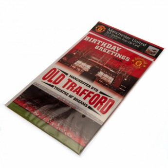 Manchester United rođendanska čestitka Pop-Up Birthday Card