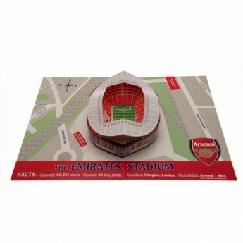 FC Arsenal rođendanska čestitka Pop-Up Birthday Card