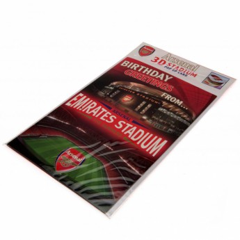 FC Arsenal rođendanska čestitka Pop-Up Birthday Card