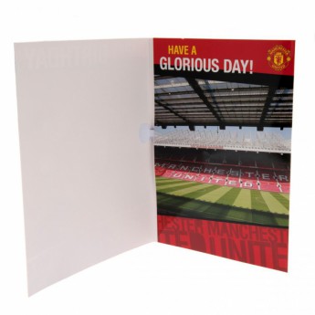 Manchester United rođendanska čestitka Musical Birthday Card