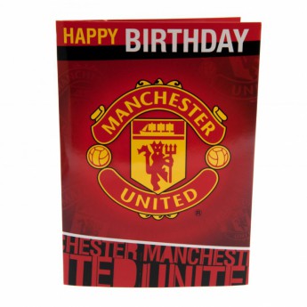Manchester United rođendanska čestitka Musical Birthday Card