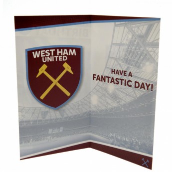 West Ham United rođendanska čestitka Birthday Card