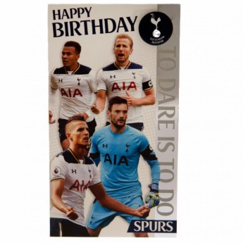 Tottenham Hotspur rođendanska čestitka Birthday Card Players