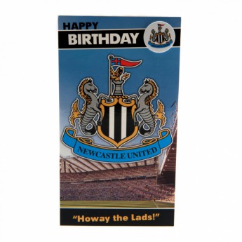 Newcastle United rođendanska čestitka Birthday Card & Badge