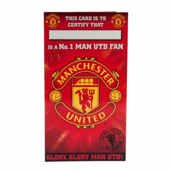 Manchester United rođendanska čestitka Birthday Card No 1 Fan