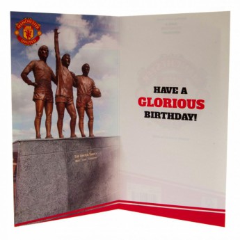 Manchester United rođendanska čestitka Birthday Card Dad