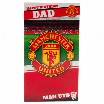 Manchester United rođendanska čestitka Birthday Card Dad
