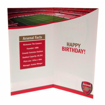 FC Arsenal rođendanska čestitka Birthday Card No 1 Fan