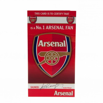FC Arsenal rođendanska čestitka Birthday Card No 1 Fan