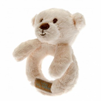 Manchester City plišana zvečka Baby Rattle Hugs