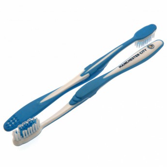 Manchester City dvije četkice za zube Twin Pack Toothbrush Adults
