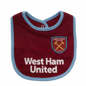 West Ham United dječji podbradak 2 Pack Bibs