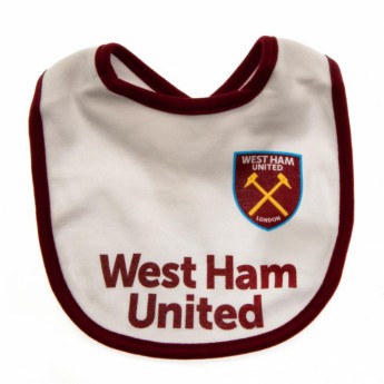 West Ham United dječji podbradak 2 Pack Bibs