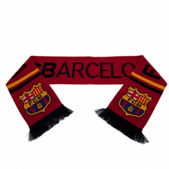 FC Barcelona zimski šal stripe red