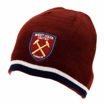 West Ham United zimska kapa Reversible Knitted