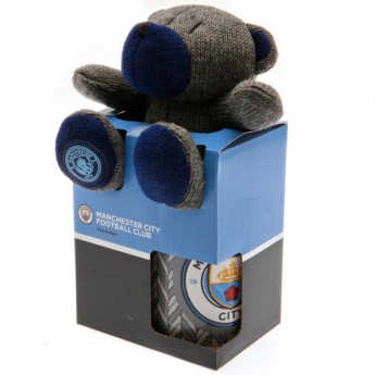 Manchester City set šalica i plišani medvjedić Mug and Bear Set