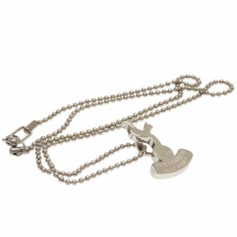 Tottenham Hotspur ogrlica s privjeskom Stainless Steel Pendant & Chain
